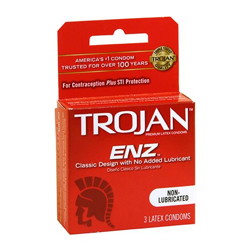Trojan Condom Non Lubricated 3 Pack