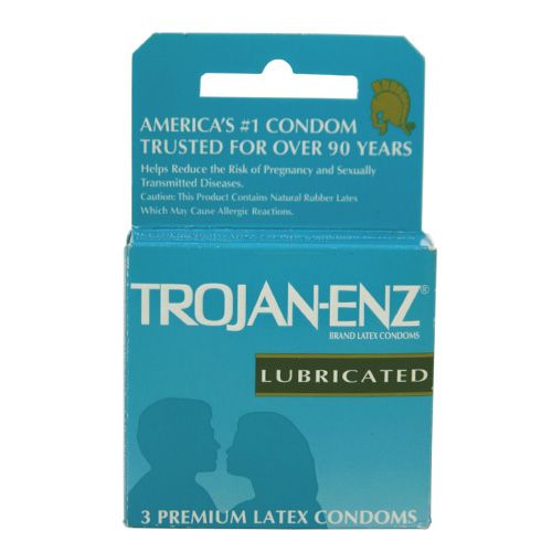 Trojan Condom ENZ Lubricated 3 Pack