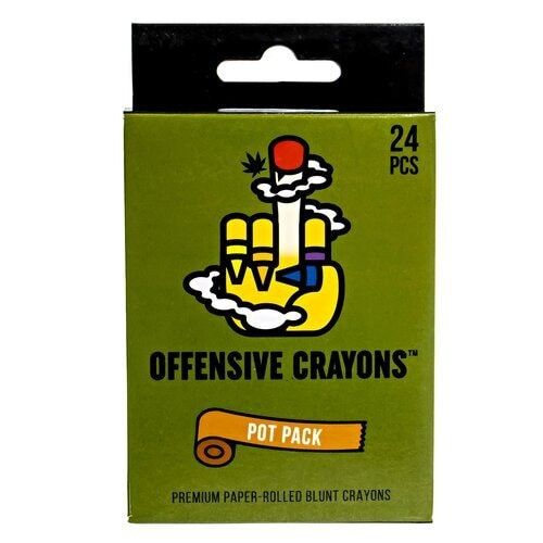 Coloring Offensive Crayons Pot Pack 24ct