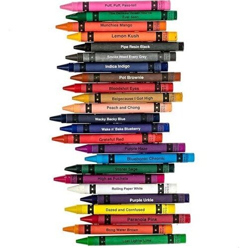 Coloring Offensive Crayons Pot Pack 24ct