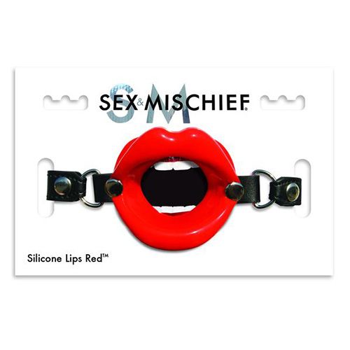 Sex & Mischief Silicone Lips Red