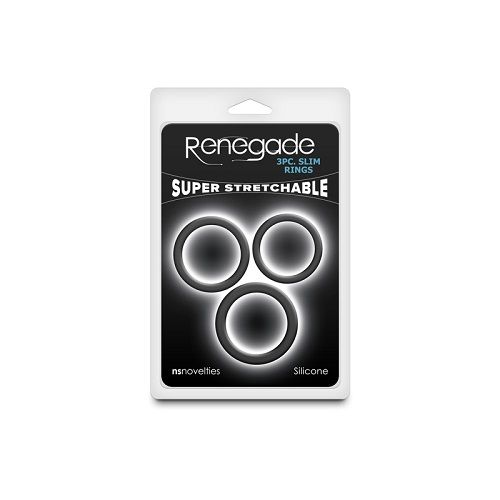 Renegade 3pc Slim Rings Silicone