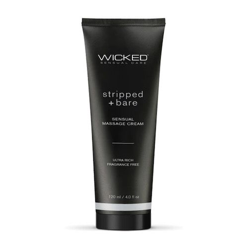 Wicked Massage Cream Stripped & Bare