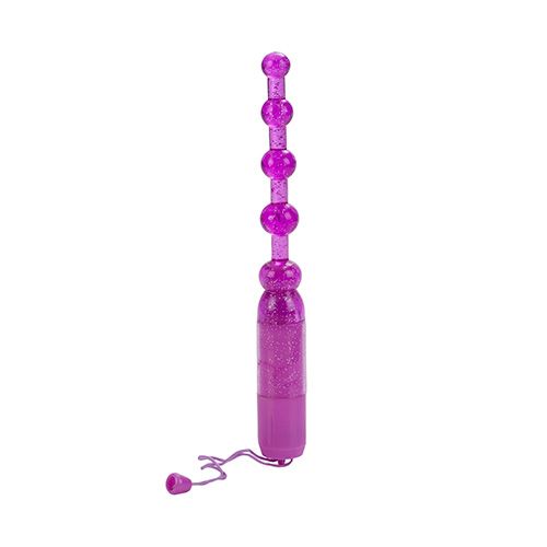 Vibrating Waterproof Pleasure Beads Purple