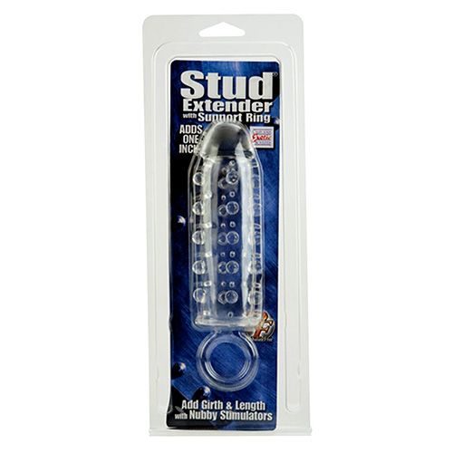 Stud Extender Clear with Support Ring