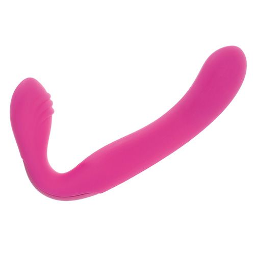 Love Rider Strapless Strap On Pink Rechargeable