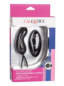 Remote Rechargeable Curve Black Silicone