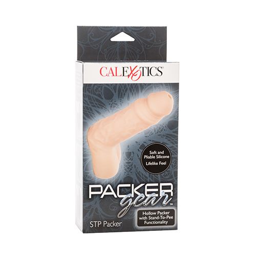 Packer Gear STP Hollow Stand-To-Pee Lifelike Silicone Packer in Ivory
