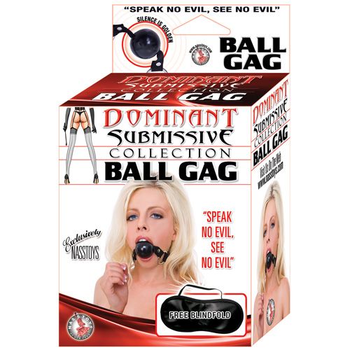 Dominant Submissive Collection Ball Gag Black