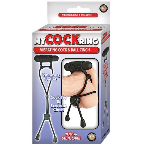 My Cock Ring Vibrating Cock & Ball Cinch Black