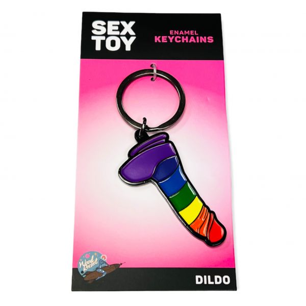 Keychain Dildo Rainbow