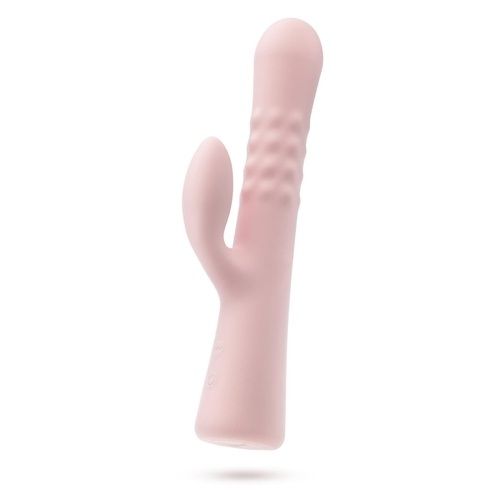 Blush Jaymie Rabbit with Pulsating Shaft