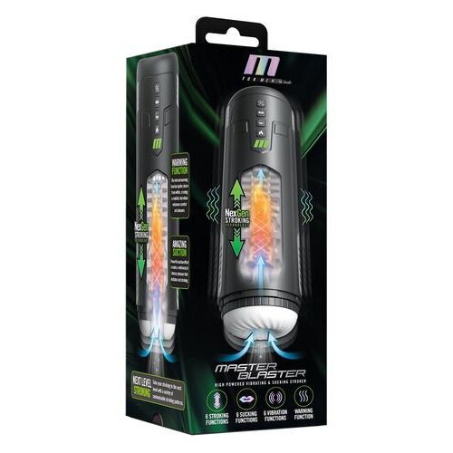 M for Men Master Blaster Vibrating and Sucking Stroker