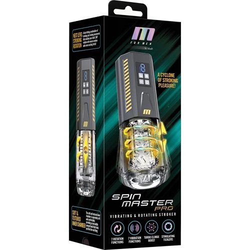 M for Men Spin Master Pro Vibrating & Rotating Stroker