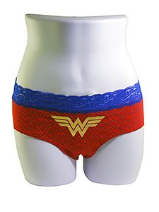 Wonder Woman Foil Basic Panty Large
