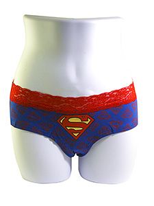 Superman Foil Basic Panty Large
