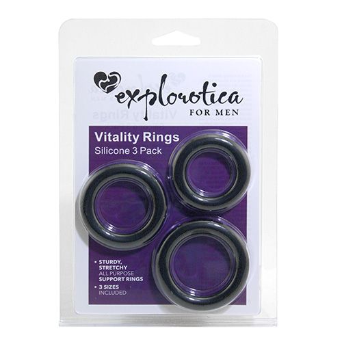 Vitality Rings Silicone 3 Pack