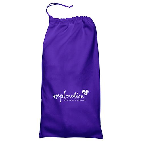 Explorotica Toy Storage Bag 13.5 inch x 7.5 inch Purple