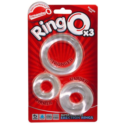 Screaming O Ring Ox3 Erection Rings Clear