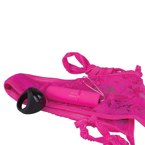 Screaming O My Secret Vibrating Panty Set Pink