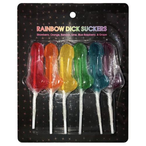 Rainbow Dick Suckers 6 flavors