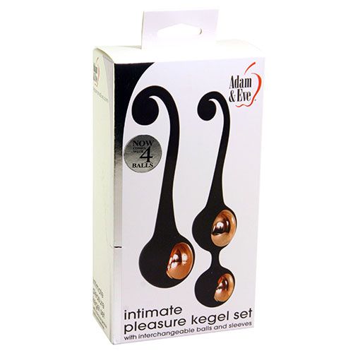 Adam And Eve Intimate Pleasure Kegel Set Rose Gold 