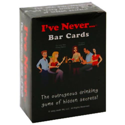 I Inve Never... Bar Cards